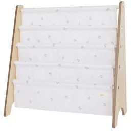 Bibliothèque Enfant Argile Beige Fleurs