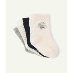 Les 5 paires de chaussettes pailletées et animaux –  – Soldes