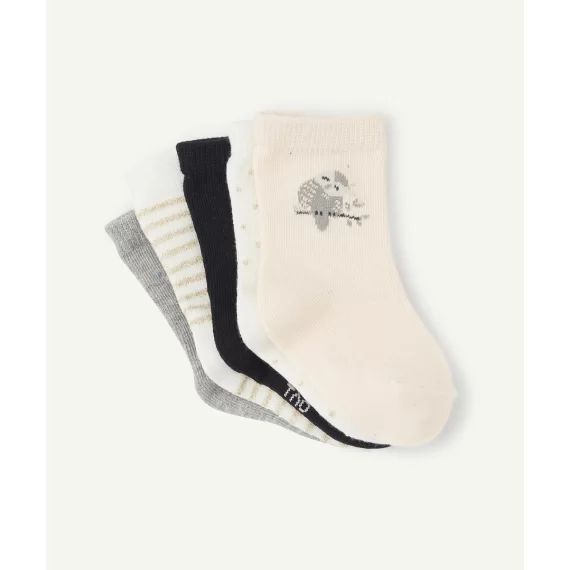 Les 5 paires de chaussettes pailletées et animaux –  – Soldes
