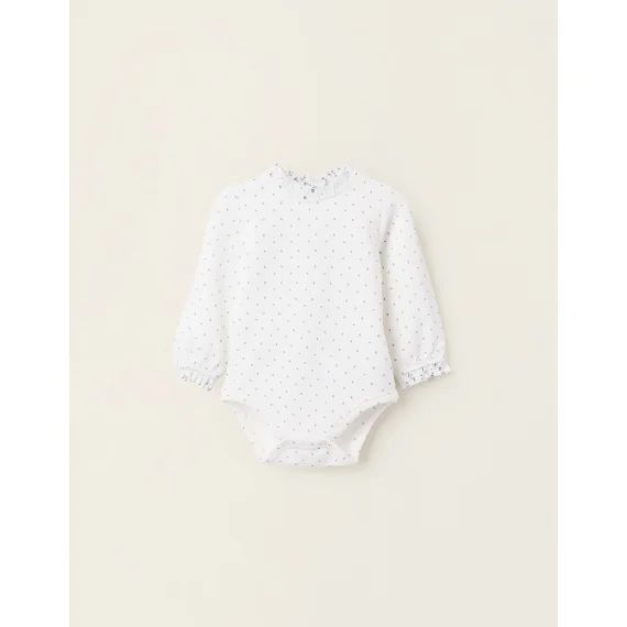 Body Avec Motif Et Volants Blanc