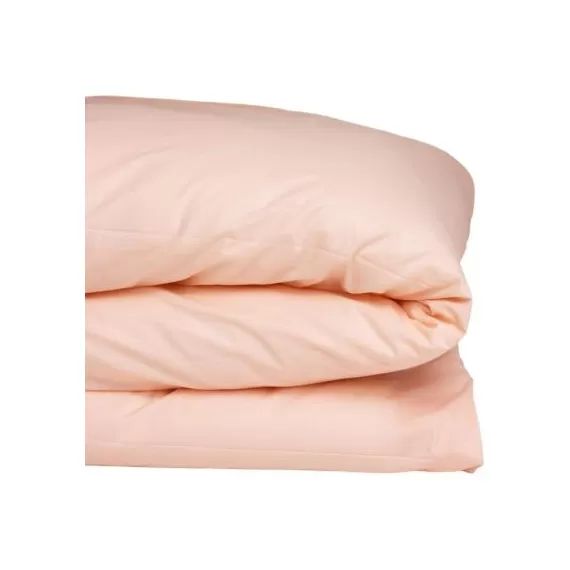 Housse de couette bébé en coton bio Rose nude (100 x 140 cm)