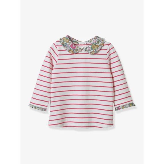 T-shirt marinière Bébé – Coton bio CYRILLUS grenadine