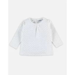 T-shirt Pois Argentés Beige