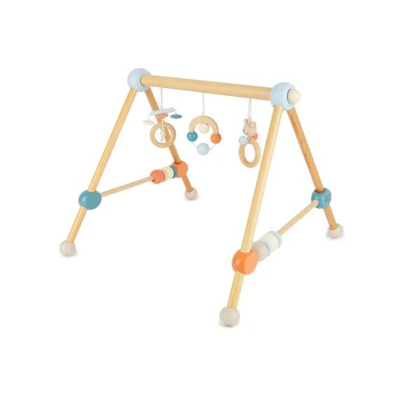 Arche D’éveil Bois – Arche D&rsquo;activités Orange/bleu