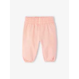 Pantalon en twill bébé fille rose pâle