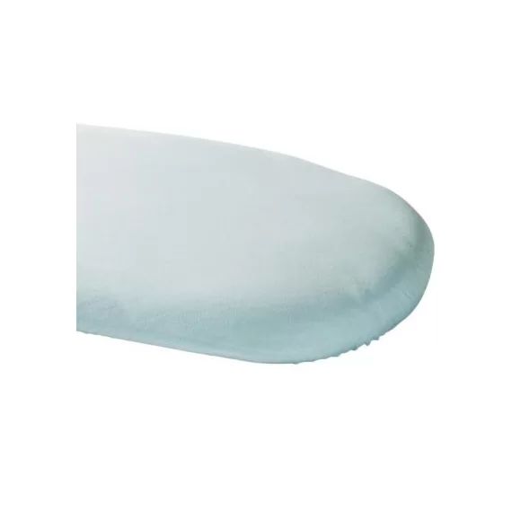 Drap housse de berceau en coton bio Bleu céladon (30 x 76 cm)
