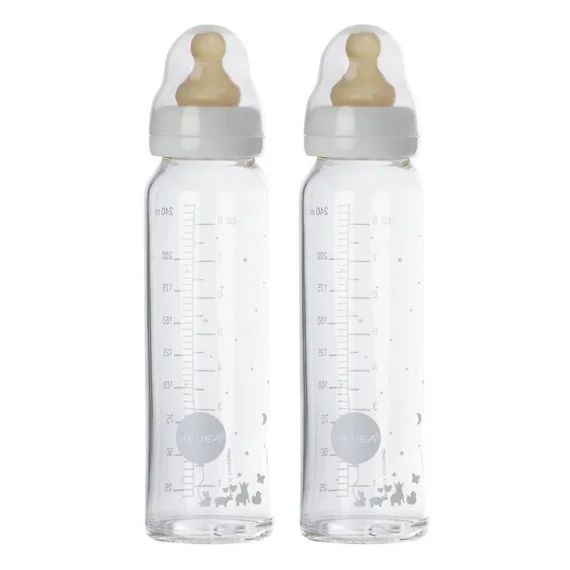 Biberon En Verre – Pack De 2 Biberons Blanc