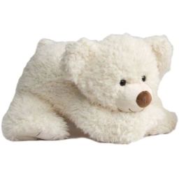 Peluche géante Pat&rsquo;ours blanc (65 cm)
