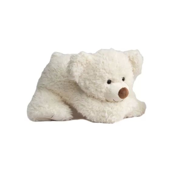 Peluche géante Pat&rsquo;ours blanc (65 cm)