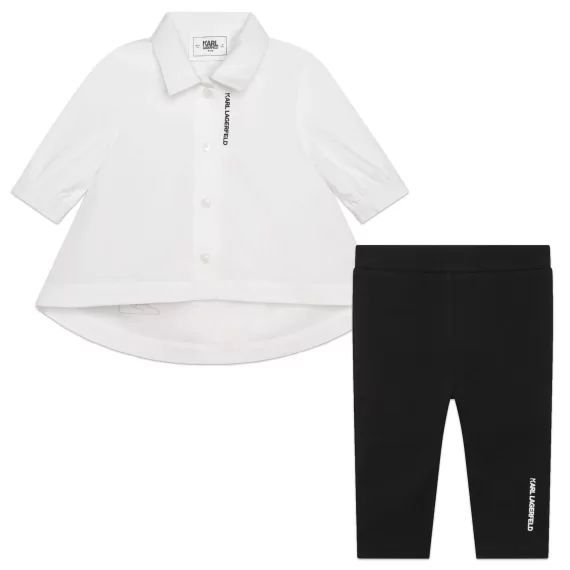 Ensemble robe et legging Fille Noir