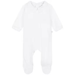 Pyjama en velours Garçon Blanc
