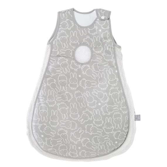 Gigoteuse Sans Manches À Fermeture Éclair Safe Asleep® Easy Air – Miffy® Gris / Miffy