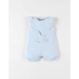 Combishort Licorne En Jersey Bleu