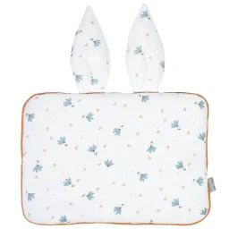 Oreiller Extra Plat Lapin Bleuet Imprimé Floral