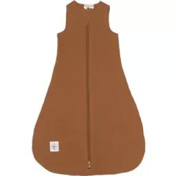 Gigoteuse légère en coton bio Cozy Home Rouille TOG 1 (60 cm)