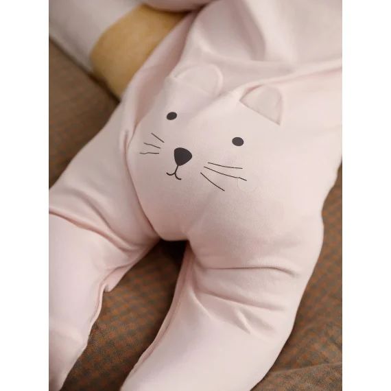 Dors-bien chat bébé rose pâle