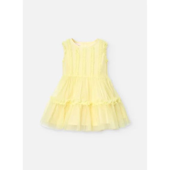 Robe En Tulle Jaune