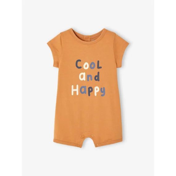 Lot de 2 combishorts bébé Basics caramel