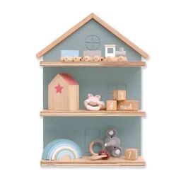Étagère Murale Maison Vert Eucalyptus