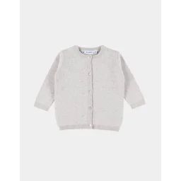 Cardigan En Tricot Coton Beige