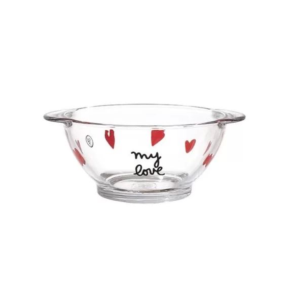Bol Duralex Cœur + ventouse (personnalisable)