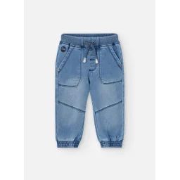 Jeans Maille Bleu