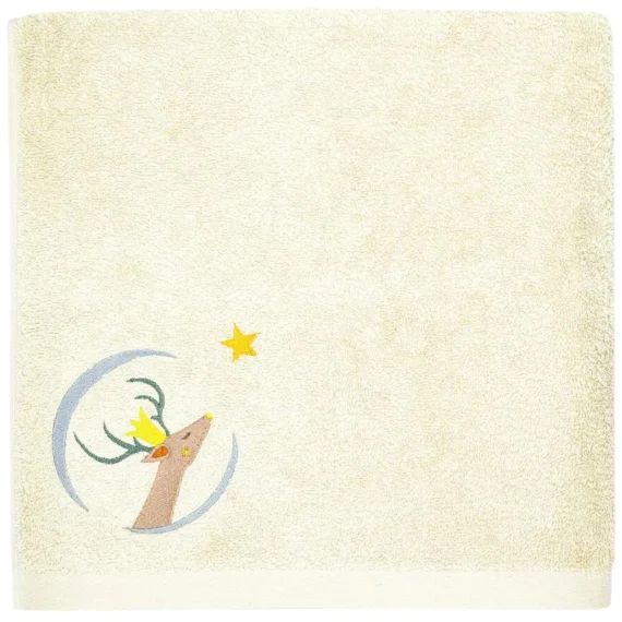 Serviette de bain jaune pâle Daim (50 x 100 cm)
