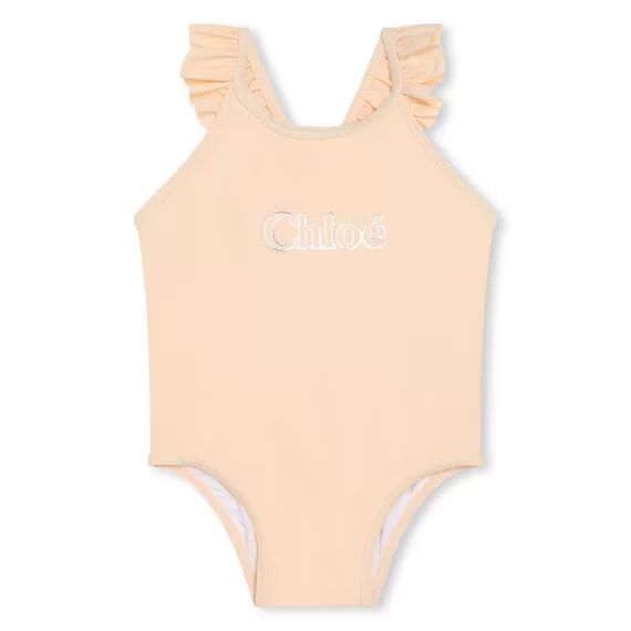 Maillot de bain une pièce Fille Beige