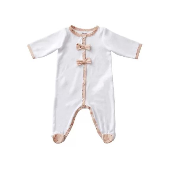 Pyjama en velours Blooming Day (6 mois)