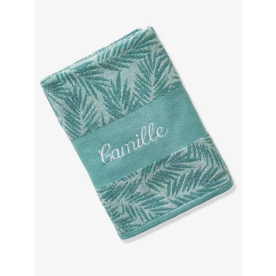 Serviette de bain personnalisable vert