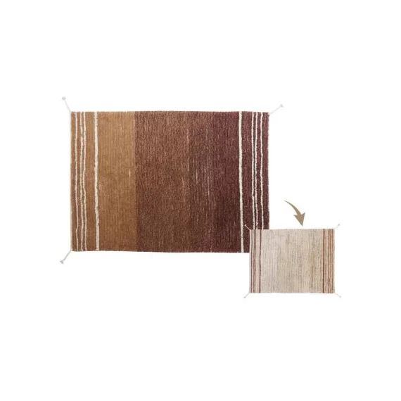 Tapis lavable réversible Twin Toffee (160 x 120 cm)