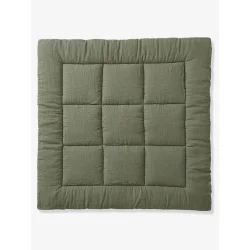 Tapis de sol / Fond de parc bi-matière uni olive