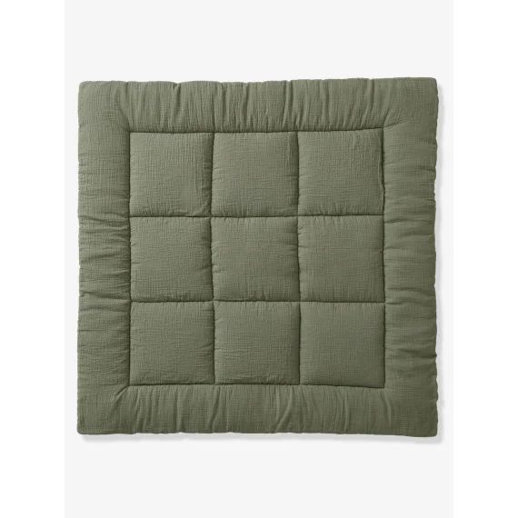 Tapis de sol / Fond de parc bi-matière uni olive