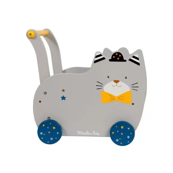 Chariot de marche chat Fernand Les Moustaches