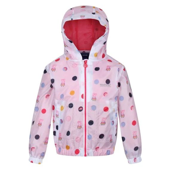 Veste Imperméable Polyester Peppa Pig Muddy Puddle Rose Clair