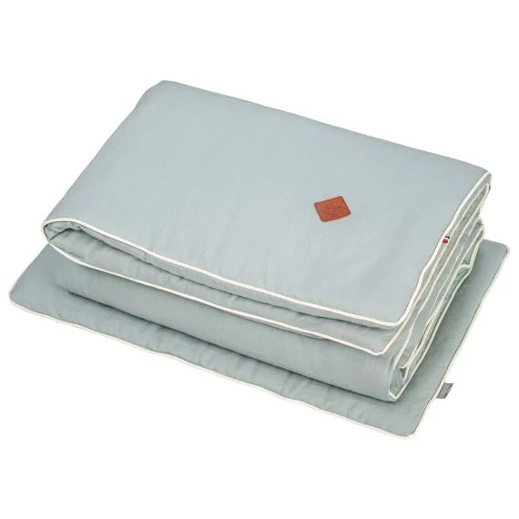 Couette Et Oreiller – Prêt À Dormir En Lin Vert De Gris