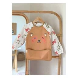 Bavoir Tablier Manches Longues Gustin Camel