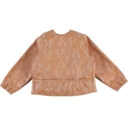 Bavoir à manches longues Mix & Match ocre
