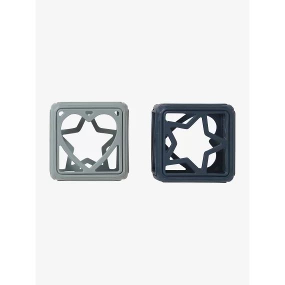 Set de 2 cubes en silicone bleu