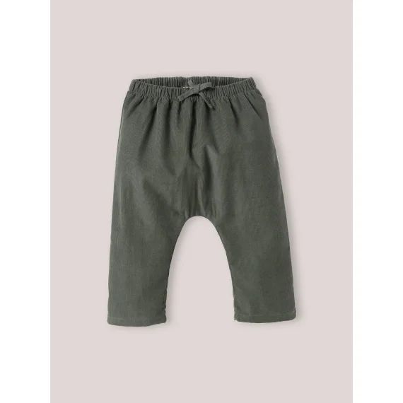 Sarouel En Velours Tilleul