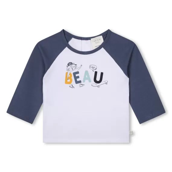 T-shirt à manches longues Garçon Bleu