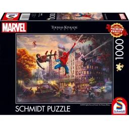 Puzzle Marvel Spider-man Et Ses Amis 1000 Pcs Noir