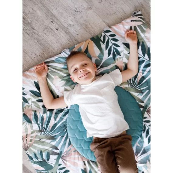 Tapis de jeu enfant Jungle réversible antidérapant Kinder Hop