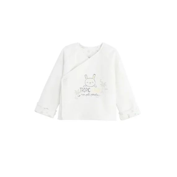 Gilet Bébé Mixte Tropicland Blanc