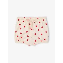Short bébé fille en maille vanille