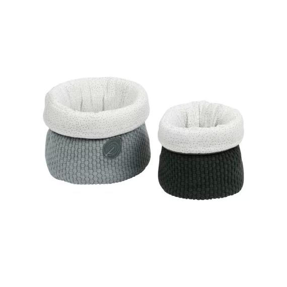 Lot de 2 paniers de rangement Luna & Axel