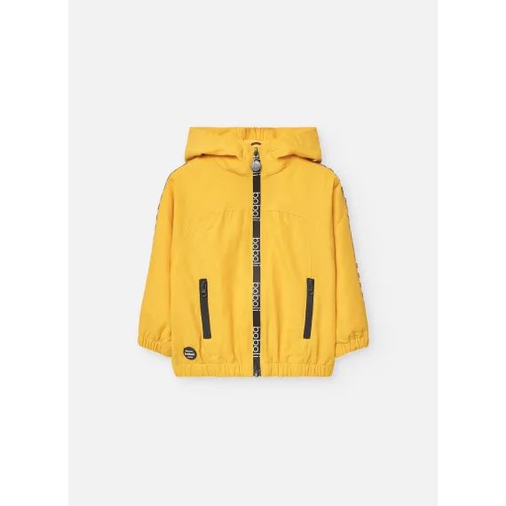 Parka Avec Poches Avant Et Fermeture Éclair Jaune