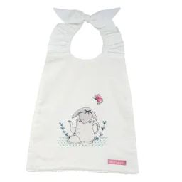 Bavoir Élastique Garden Party Blanc