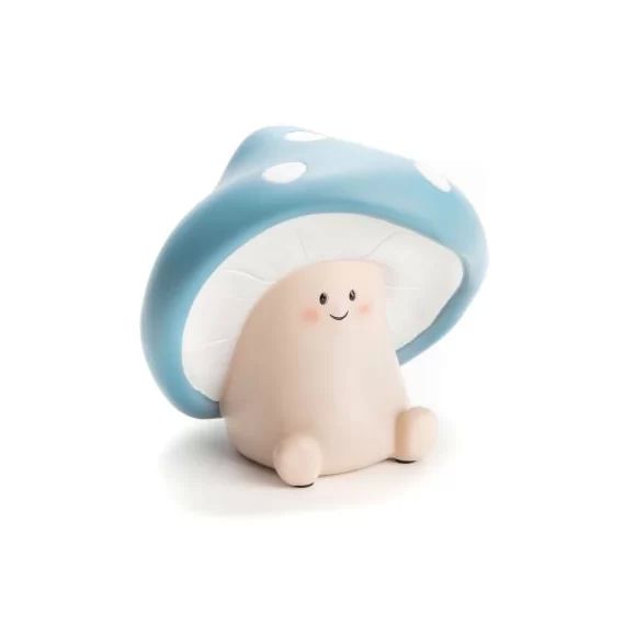 Veilleuse champignon bleue