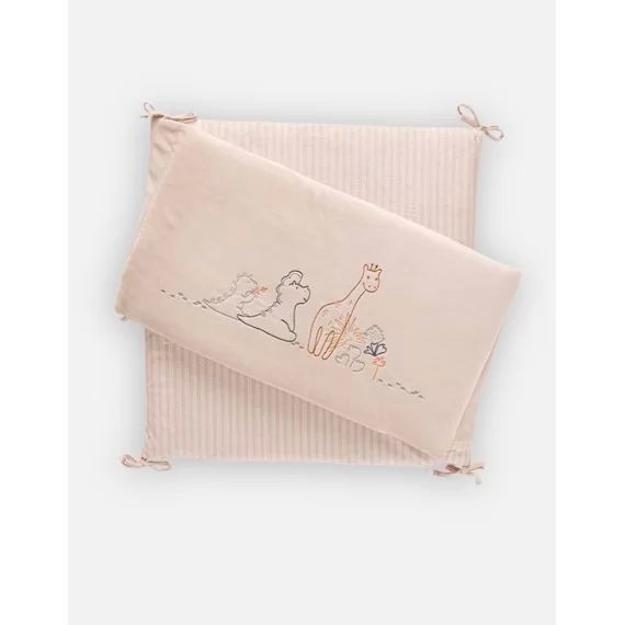 Tour de lit en Veloudoux® beige